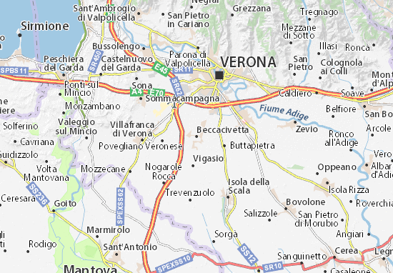 Beccacivetta Map