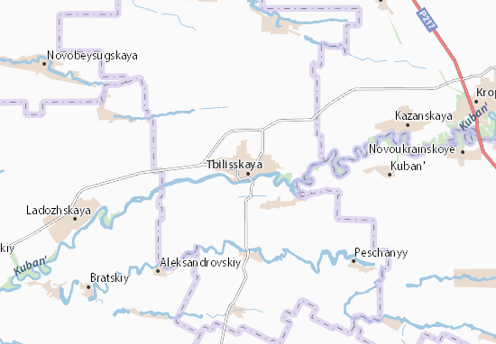 Karte Stadtplan Tbilisskaya