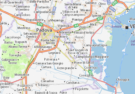Karte Stadtplan Pozze