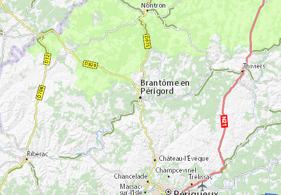 Mappe-Piantine Brantôme en Périgord