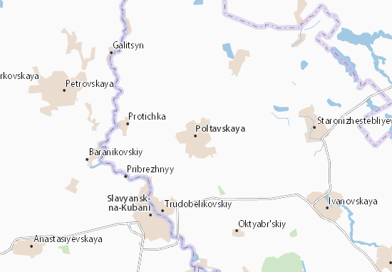 Kaart Plattegrond Poltavskaya