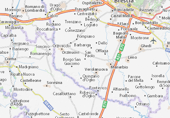 Karte Stadtplan San Paolo