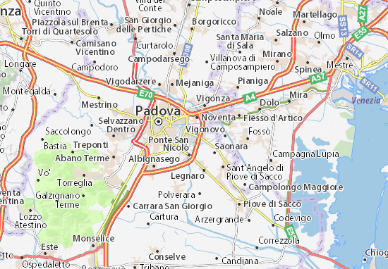 Karte Stadtplan Olmo
