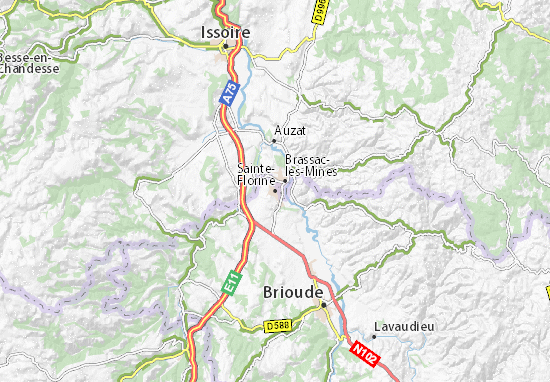 Kaart Plattegrond Sainte-Florine