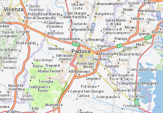 Carte-Plan Padova