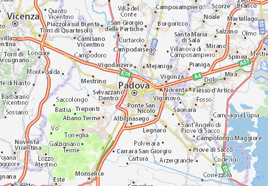 Padova Map