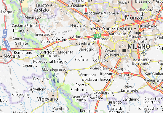 Cisliano Map