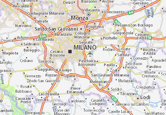 Mapas-Planos Milano