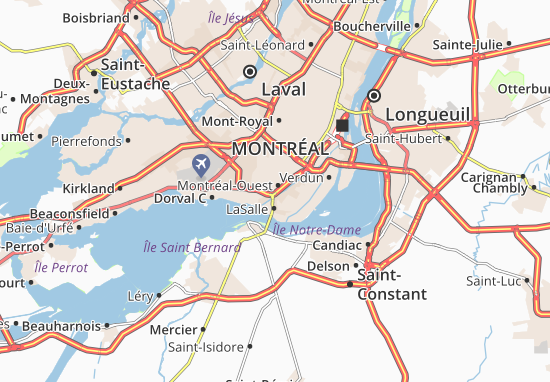 Karte Stadtplan Saint-Pierre