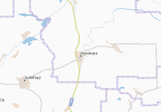 Kaart Plattegrond Donskoye