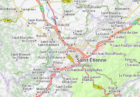 Karte Stadtplan Villars