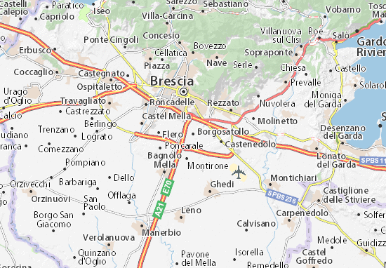 Karte Stadtplan Borgosatollo