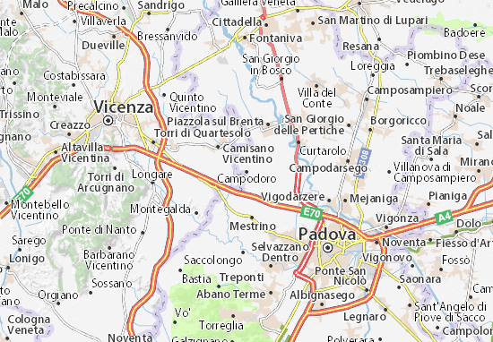 Campodoro Map