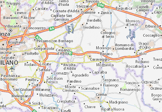 Calvenzano Map