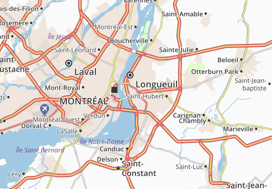 Karte Stadtplan LeMoyne