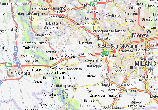 Arluno Map