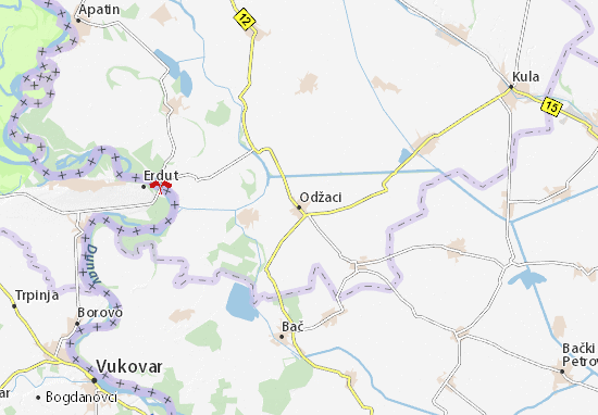Karte Stadtplan Odžaci