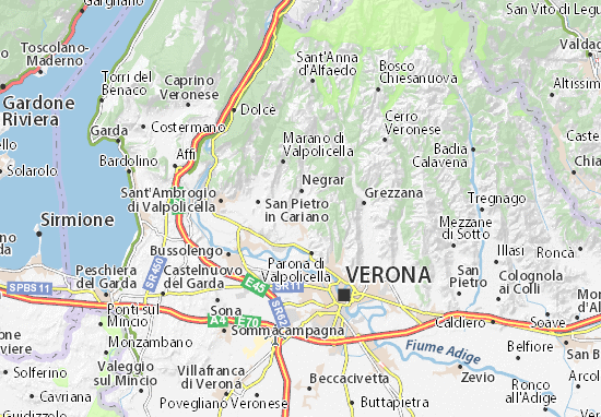 Kaart Plattegrond San Vito