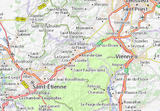 Rive-de-Gier Map