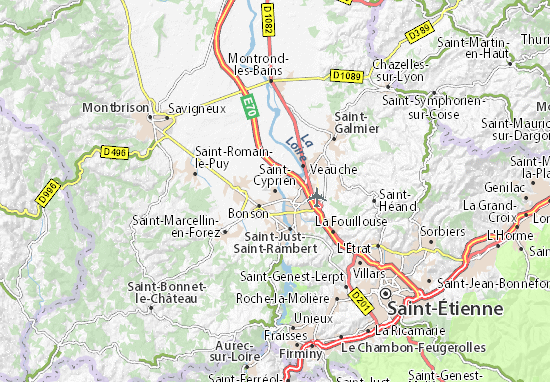 Saint-Cyprien Map