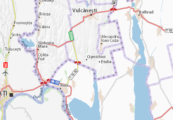 Kaart Plattegrond Cişmichioi