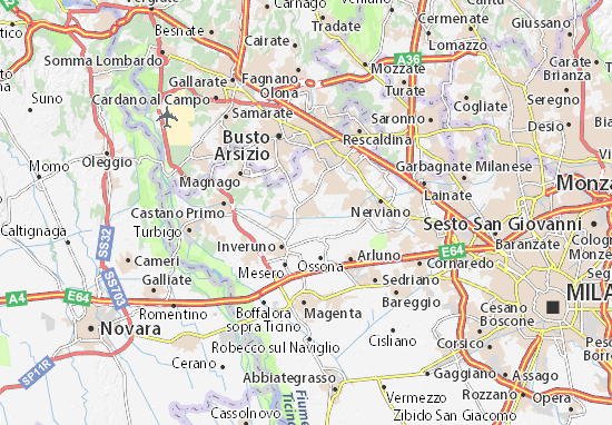 Busto Garolfo Map