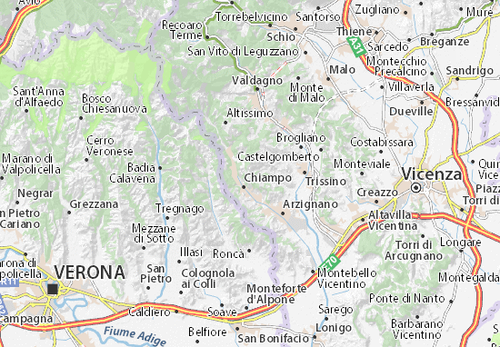 Nogarole Vicentino Map