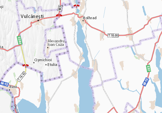 Karte Stadtplan Vladychen&#x27;