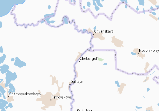 Karte Stadtplan Zaboyskiy