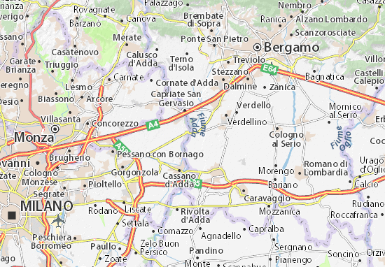 Mappe-Piantine Canonica d&#x27;Adda