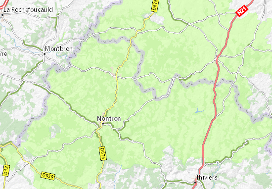 Abjat-sur-Bandiat Map
