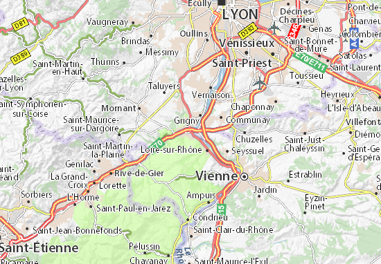 Givors Map