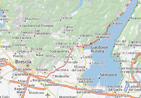 Mappe-Piantine Villanuova sul Clisi