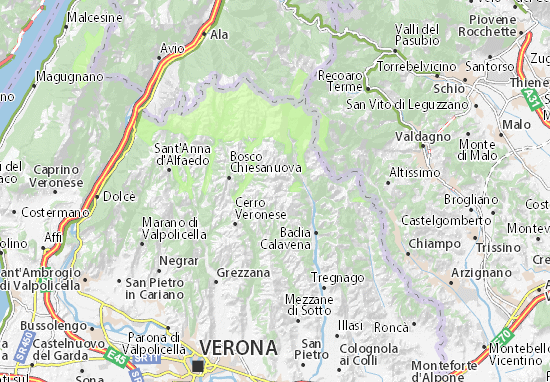 Velo Veronese Map