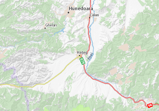 Haţeg Map