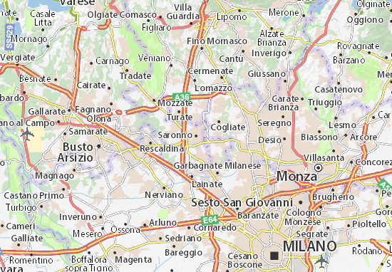 Saronno Map