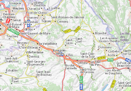 Saint-Savin Map