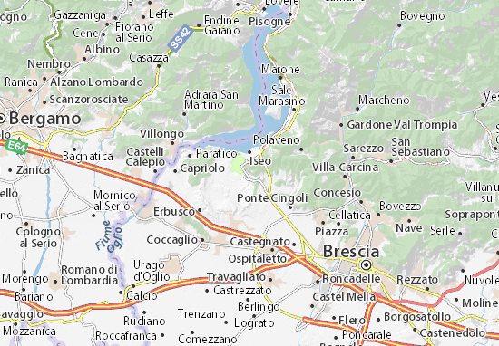Karte Stadtplan Fontane-Zurane-Gresine
