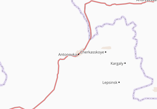 Kaart Plattegrond Antonovka