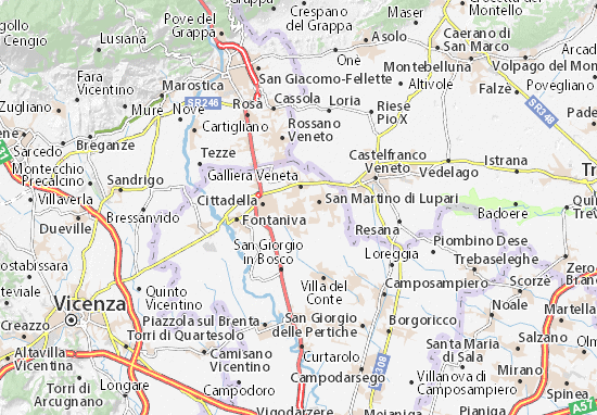 Karte Stadtplan Tombolo