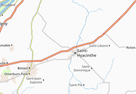 Mapa Saint-Thomas-d&#x27;Aquin