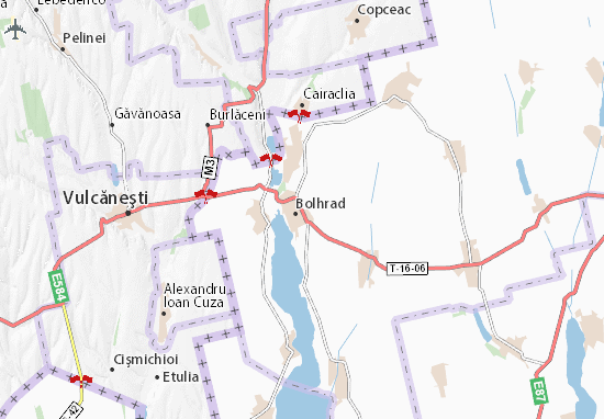 Karte Stadtplan Bolhrad