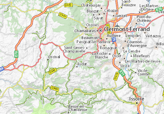 La Cassière Map