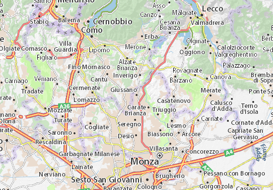 Giussano Map