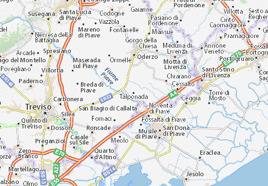 Karte Stadtplan Talponada
