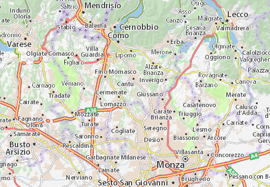 Figino Serenza Map