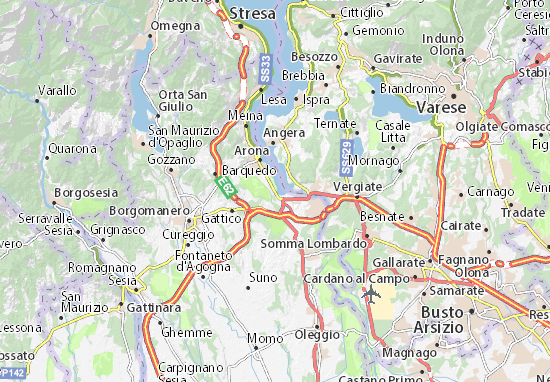 Karte Stadtplan Dormelletto