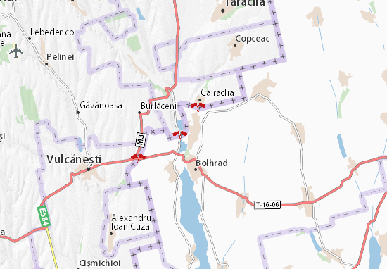 Karte Stadtplan Tabaky