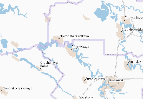 Karte Stadtplan Rogovskaya