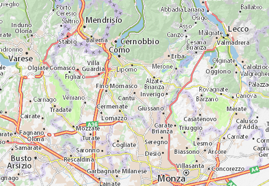 Cantù Map